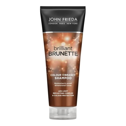 John Frieda Brilliant Brunette Colour Vibrancy Shampoo szampon ożywiający kolor ciemnych włosów 250ml (P1)