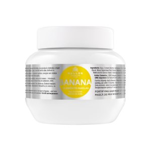 Kallos KJMN Banana Fortifying Hair Mask wzmacniająca maska do włosów z kompleksem multiwitaminowym 275ml (P1)