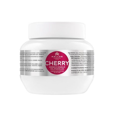 Kallos KJMN Cherry Conditioning Mask kondycjonująca maska z olejem z pestek czereśni 275ml (P1)