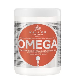 Kallos KJMN Omega Rich Repair Hair Mask regenerująca maska z kompleksem omega-6 i olejem makadamia 1000ml (P1)