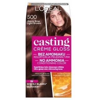 L'Oreal Paris Casting Creme Gloss farba do włosów 500 Jasny Brąz (P1)