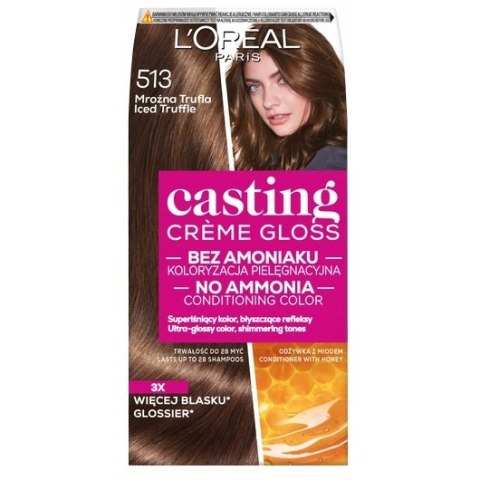 L'Oreal Paris Casting Creme Gloss farba do włosów 513 Mroźna Trufla (P1)