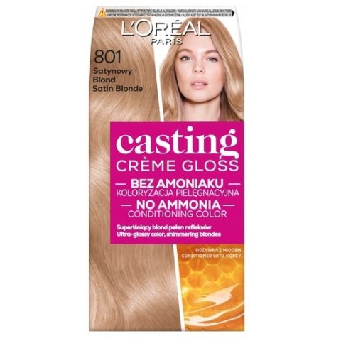 L'Oreal Paris Casting Creme Gloss farba do włosów 801 Satynowy Blond (P1)