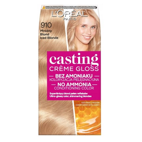 L'Oreal Paris Casting Creme Gloss farba do włosów 910 Mroźny Blond (P1)