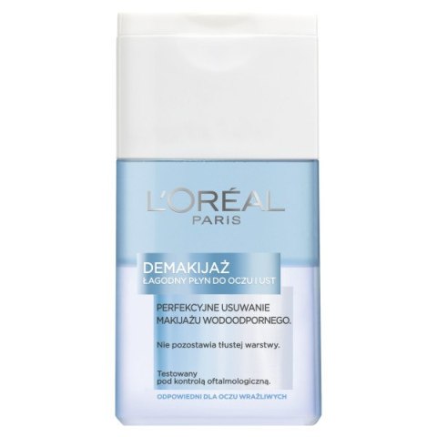 L'Oreal Paris Demakijaż łagodny płyn do oczu i ust 125ml (P1)