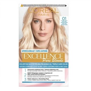 L'Oreal Paris Excellence Creme farba do włosów 01 Super Jasny Blond Naturalny (P1)