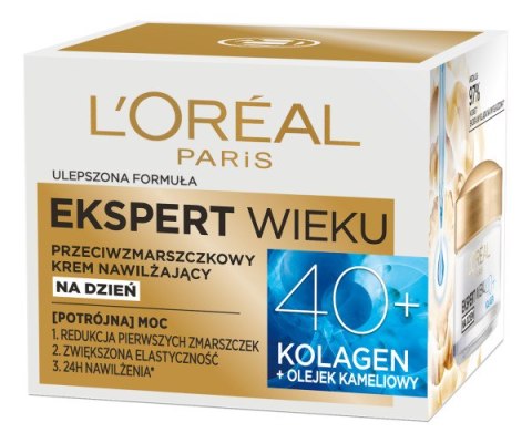 L'Oreal Paris Ekspert Wieku 40+ przeciwzmarszczkowy krem nawilżający na dzień 50ml (P1)