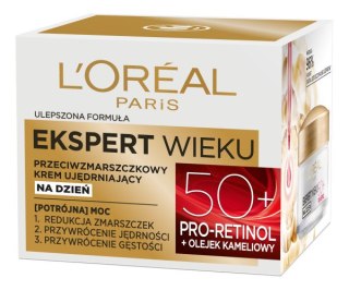 L'Oreal Paris Ekspert Wieku 50+ przeciwzmarszczkowy krem ujędrniający na dzień 50ml (P1)