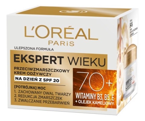 L'Oreal Paris Ekspert Wieku 70+ przeciwzmarszczkowy krem odżywczy na dzień 50ml (P1)