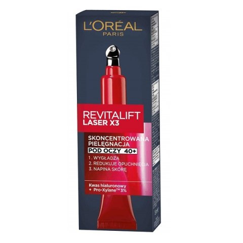 L'Oreal Paris Revitalift Laser X3 skoncentrowana pielęgnacja anti-age pod oczy 15ml (P1)