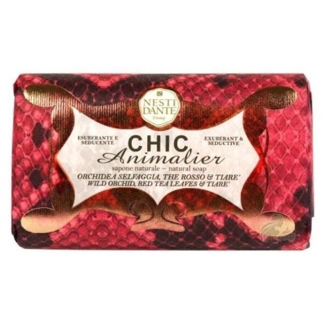 Nesti Dante Chic Animalier mydło toaletowe Czerwony Pyton 250g (P1)