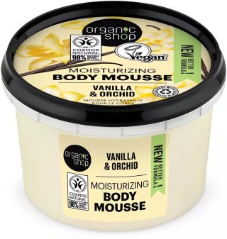 Organic Shop Moisturizing Body Mousse nawilżający mus do ciała Vanilla Orchid 250ml (P1)