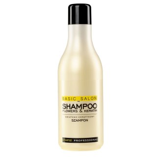 Stapiz Basic Salon Flowers Keratin Shampoo kwiatowo-keratynowy szampon do włosów 1000ml (P1)