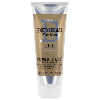 Tigi Bed Head For Men Power Play Firm Finish Gel mocny żel utrwalający do włosów dla mężczyzn 200ml (P1)