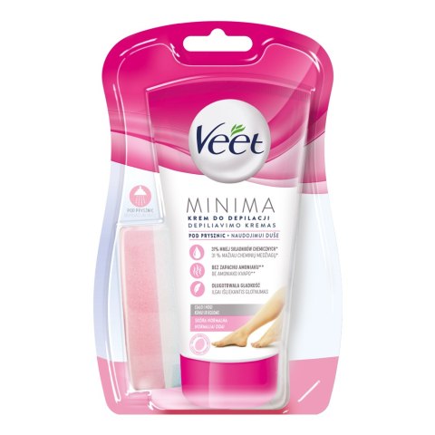 Veet Minima krem do depilacji pod prysznic skóra normalna 135ml (P1)