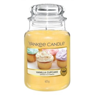 Yankee Candle Świeca zapachowa duży słój Vanilla Cupcake 623g (P1)