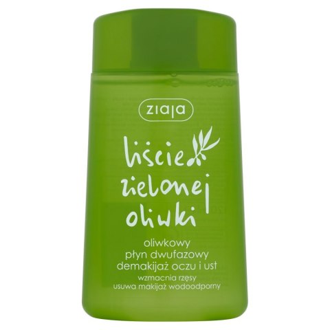 Ziaja Liście Zielonej Oliwki oliwkowy płyn dwufazowy demakijaż oczu i ust 120ml (P1)