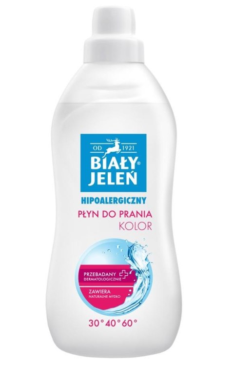 Biały Jeleń Hipoalergiczny płyn do prania tkanin kolorowych 1000ml (P1)