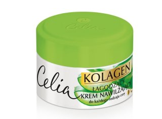 Celia Kolagen łagodzący krem nawilżający do twarzy z aloesem 50ml (P1)