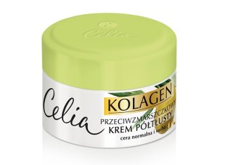 Celia Kolagen przeciwzmarszczkowy krem półtłusty do twarzy z oliwką 50ml (P1)