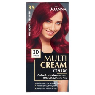 Joanna Multi Cream Color farba do włosów 35 Wiśniowa Czerwień (P1)