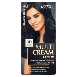 Joanna Multi Cream Color farba do włosów 42 Hebanowa Czerń (P1)