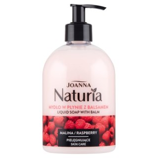 Joanna Naturia mydło w płynie z balsamem Malina 500ml (P1)