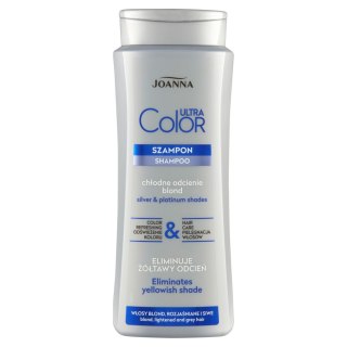 Joanna Ultra Color System szampon nadający platynowy odcień do włosów blond i rozjaśnianych 400ml (P1)