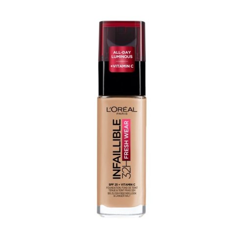 L'Oreal Paris Infaillible 32H Fresh Wear Foundation długotrwały podkład do twarzy 140 Golden Beige 30ml (P1)