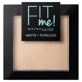 Maybelline Fit Me Matte Poreless Pressed Powder puder matujący do twarzy w kompakcie 105 Natural Ivory 9g (P1)