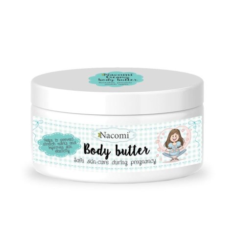 Nacomi Body Butter kremowe masło dla kobiet w ciąży 100g (P1)