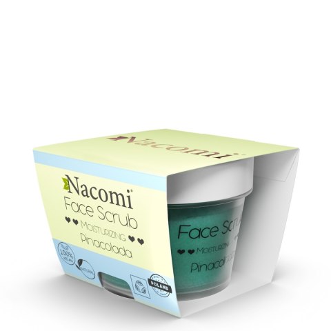 Nacomi Face Scrub peeling nawilżający do twarzy i ust Pinacolada 80g (P1)