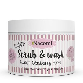 Nacomi Scrub Wash piankowy peeling do ciała Sweet Blueberry 180 ml (P1)