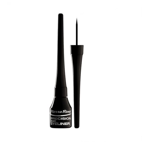 Pierre Rene Precision Ink eyeliner w kałamarzu 01 Black 3ml (P1)