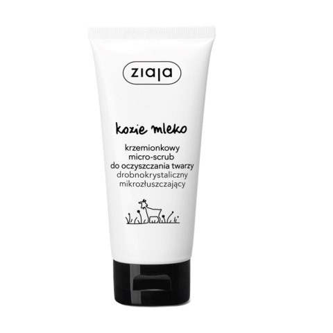 Ziaja Kozie Mleko krzemionkowy micro-scrub do oczyszczania twarzy 75ml (P1)