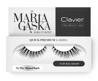 Clavier Quick Premium Lashes rzęsy na pasku To The Moon Back 801 (P1)