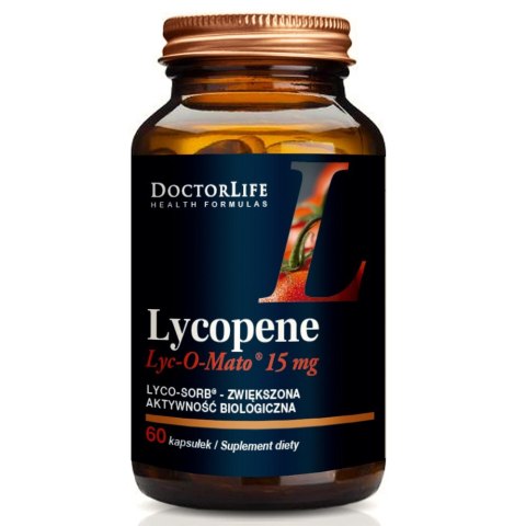 Doctor Life Lycopene likopen 15mg ekstrakt z pomidorów suplement diety 60 kapsułek (P1)