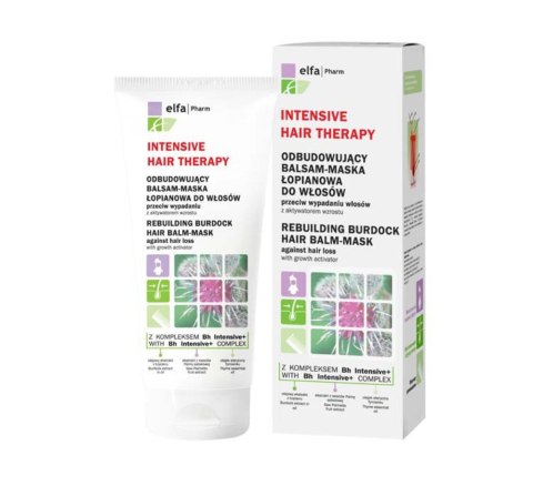 Elfa Pharm Intensive Hair Therapy odbudowujący balsam-maska łopianowa do włosów przeciw wypadaniu z aktywatorem wzrostu 200ml (P