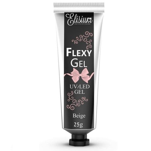 Elisium Flexy Gel żel do przedłużania paznokci Beige 25g (P1)