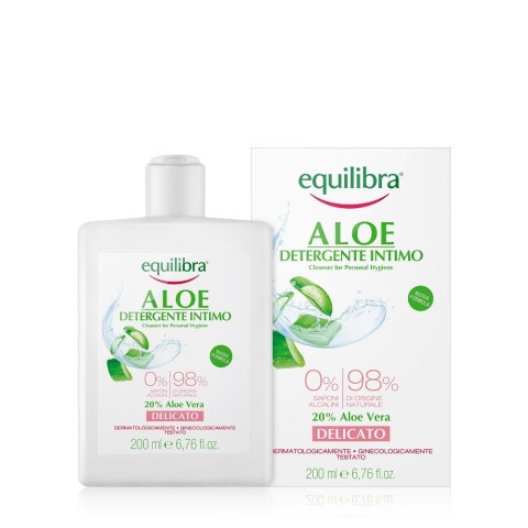 Equilibra Aloe Delicato Cleanser For Personal Hygiene delikatny żel do higieny intymnej 200ml (P1)