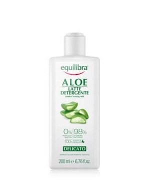 Equilibra Aloe Gentle Cleansing Milk aloesowe łagodne mleczko do demakijażu 200ml (P1)