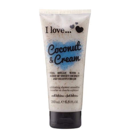 I Love Exfoliating Shower Smoothie peeling do ciała Coconut Cream 200ml (P1)