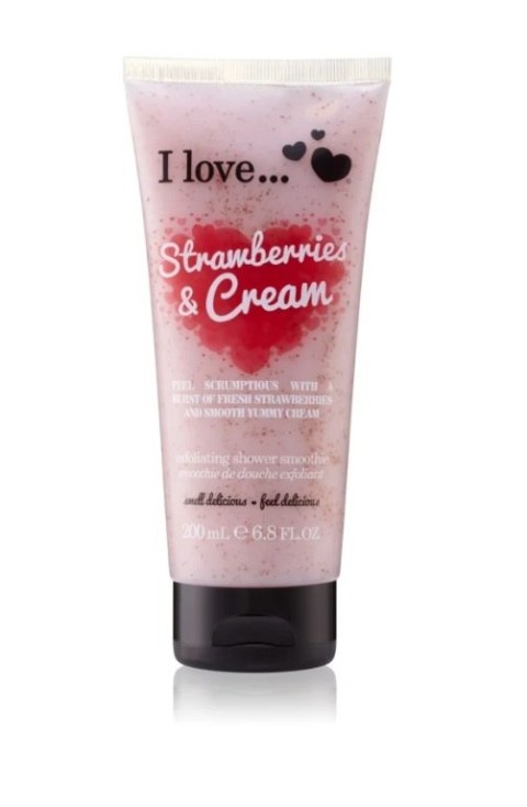 I Love Exfoliating Shower Smoothie peeling do ciała Strawberries Cream 200ml (P1)