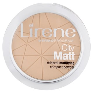 Lirene City Matt Mineral Mattifying Compact Powder mineralny puder matujący 01 Transparentny 9g (P1)