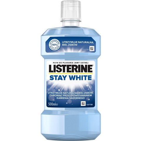 Listerine Stay White płyn do płukania jamy ustnej 500ml (P1)