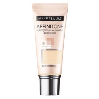 Maybelline Affinitone Foundation nawilżający podkład 02 Light Porcelain 30ml (P1)