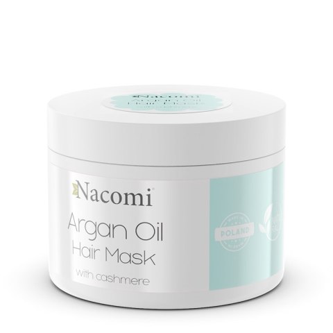 Nacomi Argan Oil Hair Mask maska do włosów z olejem arganowym i proteinami kaszmiru 200ml (P1)