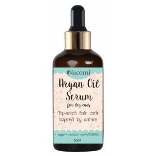 Nacomi Argan Oil Serum serum do końcówek z olejem arganowym z pipetą 50ml (P1)