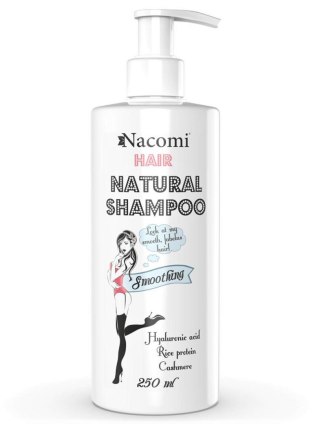 Nacomi Hair Natural Shampoo Smoothing wygładzająco-nawilżający szampon do włosów 250ml (P1)