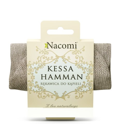 Nacomi Kessa Hammam rękawica do kąpiel z lnu naturalnego (P1)